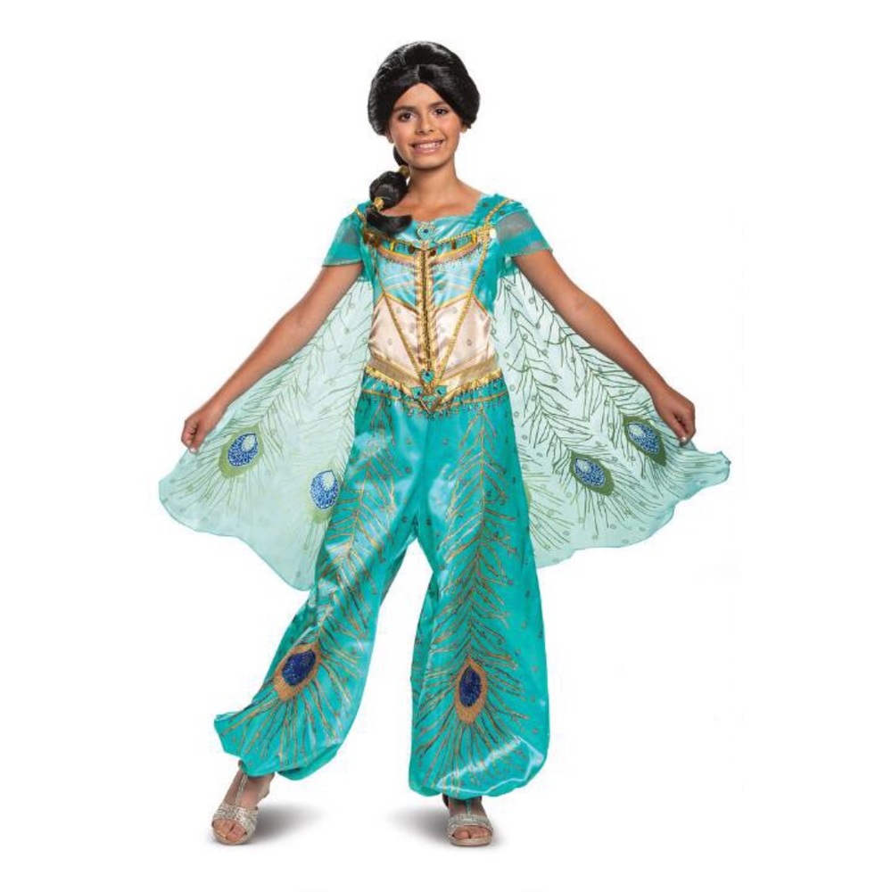 NWT Disney Jasmine from Aladdin Teal Costume XS - Picture 2 of 8